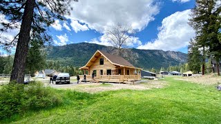 Amish Log Cabin 26’x34’ Tour Inside and Out [upl. by Taran]