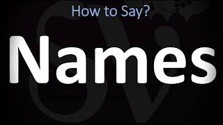 How to Pronounce Names CORRECTLY [upl. by Selfridge]