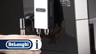 How to clean the coffee spouts on your DeLonghi Eletta Cappuccino ECAM 45760 Coffee Machine [upl. by Nosidam]