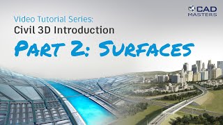 Civil 3D Tutorial 2 Surfaces [upl. by Zevahc]