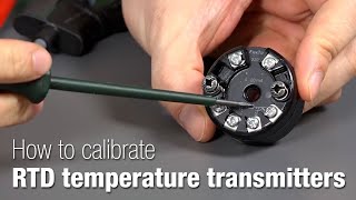 How to calibrate RTD temperature transmitters  Beamex [upl. by Onofredo]