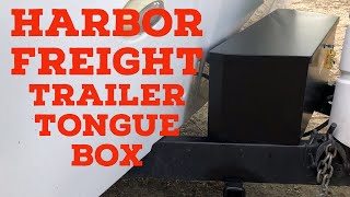 Harbor Freight Utility Trailer Build DIY utilitytrailer [upl. by Aisatal]