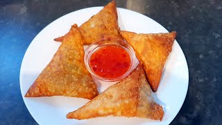 The Easiest Way To Wrap Samosa Using Filo Pastry Quick amp Delicious Homemade Samosa Recipe [upl. by Arracat987]