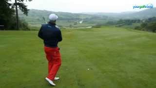 Celtic Manor Montgomerie Course  3rd Hole  Signature Hole Series with Your Golf Travel [upl. by Yssis]