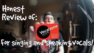 Vocalzone Throat Pastilles Review [upl. by Nasia949]