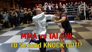 MMA vs Tai Chi 10 Second KNOCK OUT ✅ [upl. by Allianora]