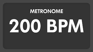 200 BPM  Metronome [upl. by Reimer]