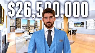 INSIDE a 26500000 JawDropping NYC Luxury Apartment [upl. by Smallman472]