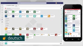 innovaphone myApps  MS Teams Integration am PC und Mobil  DE [upl. by Ycnaf]