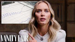 Emily Blunt Takes a Lie Detector Test  Vanity Fair [upl. by Namialus]