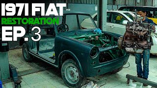 Restoring a 50 year old Fiat Padmini  EP3 Brotomotiv [upl. by Ailadi]