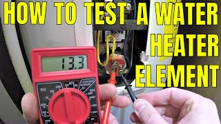 How To Test A Water Heater Element [upl. by Baerman342]