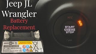 How To Replace Jeep JL Main amp Aux Battery The Easy Way Test amp Guide [upl. by Otxilac57]