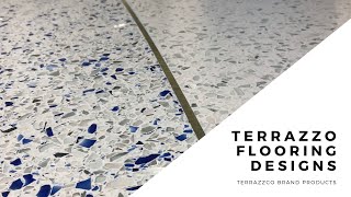 Terrazzo Flooring Designs  TERRAZZCO EZPour Epoxy [upl. by Eseeryt]