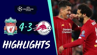 Salah scores a double after Salzburg scare  Liverpool vs Salzburg  Highlights [upl. by Latia]