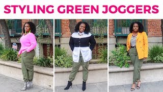 TEN WAYS TO WEAR GREEN JOGGERS [upl. by Aldercy]