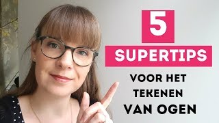 HOE TEKEN JE EEN OOG 5 SUPERTIPS [upl. by Ayikan]