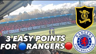 3 EASY POINTS FOR RANGERS  Livingston v Rangers FC  Matchday Vlog [upl. by Burkhart]