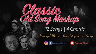 Classic Old Song Mashup  NonStop Old Bollywood Songs  Love Songs  Peaceful Music  Reeshabh P [upl. by Airal318]