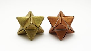 ORIGAMI TRIAKIS OCTAHEDRON Jo Nakashima [upl. by Angid]