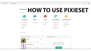 HOW TO USE PIXIESET [upl. by Oilegor]