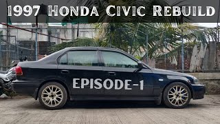 1997 Honda Civic Rebuild  Episode1  Brotomotiv [upl. by Chader802]