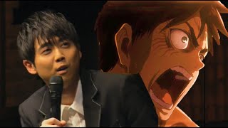 Eng Sub Kaji Yukis emotional instability from voicing Eren Jaeger [upl. by Sladen]