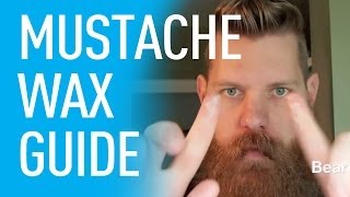 How To Apply Mustache Wax Natural Style  Eric Bandholz [upl. by Cochard626]