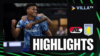 MATCH HIGHLIGHTS  AZ Alkmaar 14 Aston Villa [upl. by Fransis741]