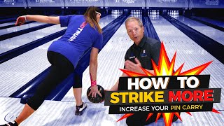 How To Throw More Strikes in Bowling One Easy Tip For Higher Scores [upl. by Warder]