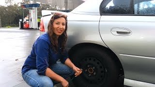 How To Put Air In Your Tyres  Galmatic Women [upl. by Chura]