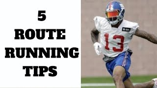 5 Tips To Improve Your Route Running [upl. by Klusek560]