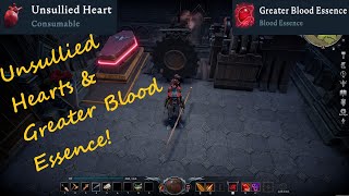 V Rising  Unsullied Hearts Farming  Greater Blood Essence Guide [upl. by Karame]