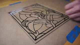 Making Fairy Faux Stained Glass [upl. by Tima]