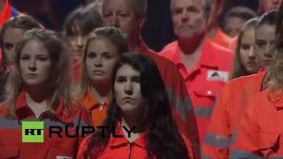 Gotthard Tunnel Inside Opening Ceremony [upl. by Duke]