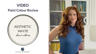 Paint Colour Review Aesthetic White Sherwin Williams SW 7035 [upl. by Alleras]