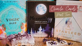 Oracle Cards Part 2 Reading Oracle Cards  Moonology Starseed amp A Yogic Path Oracles [upl. by Cudlip]