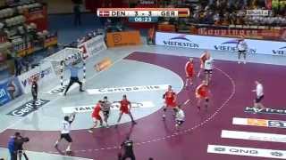 █▬█ Denmark  Germany First Half 24th Mens Handball World Championship 20150120 [upl. by Atteyram]