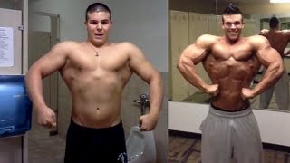 CRAZY STEROID TRANSFORMATION  BEFORE AND AFTER LESS THAN A YEAR [upl. by Ahsemal]