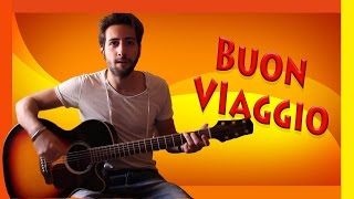 Tutorial Chitarra ➔ quotBuon Viaggioquot  Cesare Cremonini Accordi Facili ITA [upl. by Joell746]