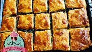 Ispanaklı Börek Kolay El Açması Kat Kat Börek  Ayşenur Altan Yemek Tarifleri [upl. by Maryn]