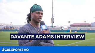 Davante Adams names his Top 5 routerunners in the NFL Full interview  CBS Sports HQ [upl. by Katlin]