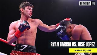 FULL FIGHT  Ryan Garcia vs Jose Lopez [upl. by Tove]