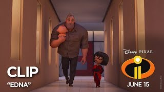 Incredibles 2 Clip  quotEdnaquot [upl. by Lajes]