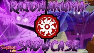 Shindo Life Raion Akuma Showcase [upl. by Ainesell]