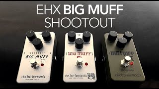 Electro Harmonix Big Muff reissues shootout [upl. by Thebazile]