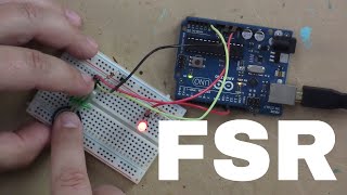 Arduino Prototyping Inputs 31 Force Sensitive Resistor FSR [upl. by Stephen765]