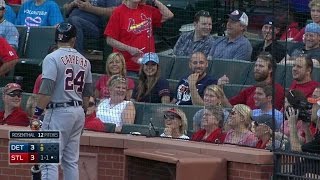 DETSTL Miggy interacts with fans behind the screen [upl. by Lemraj259]