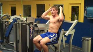 How To Abdominal Crunch Hammer Strength [upl. by Daht]