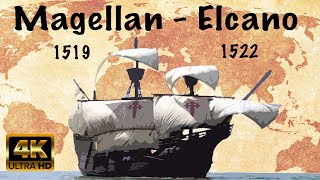 Magellan–Elcano circumnavigation  The first voyage around the WORLD [upl. by Sorgalim473]